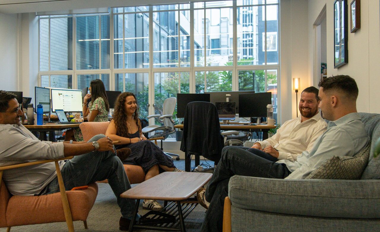 The JABA team in the London office